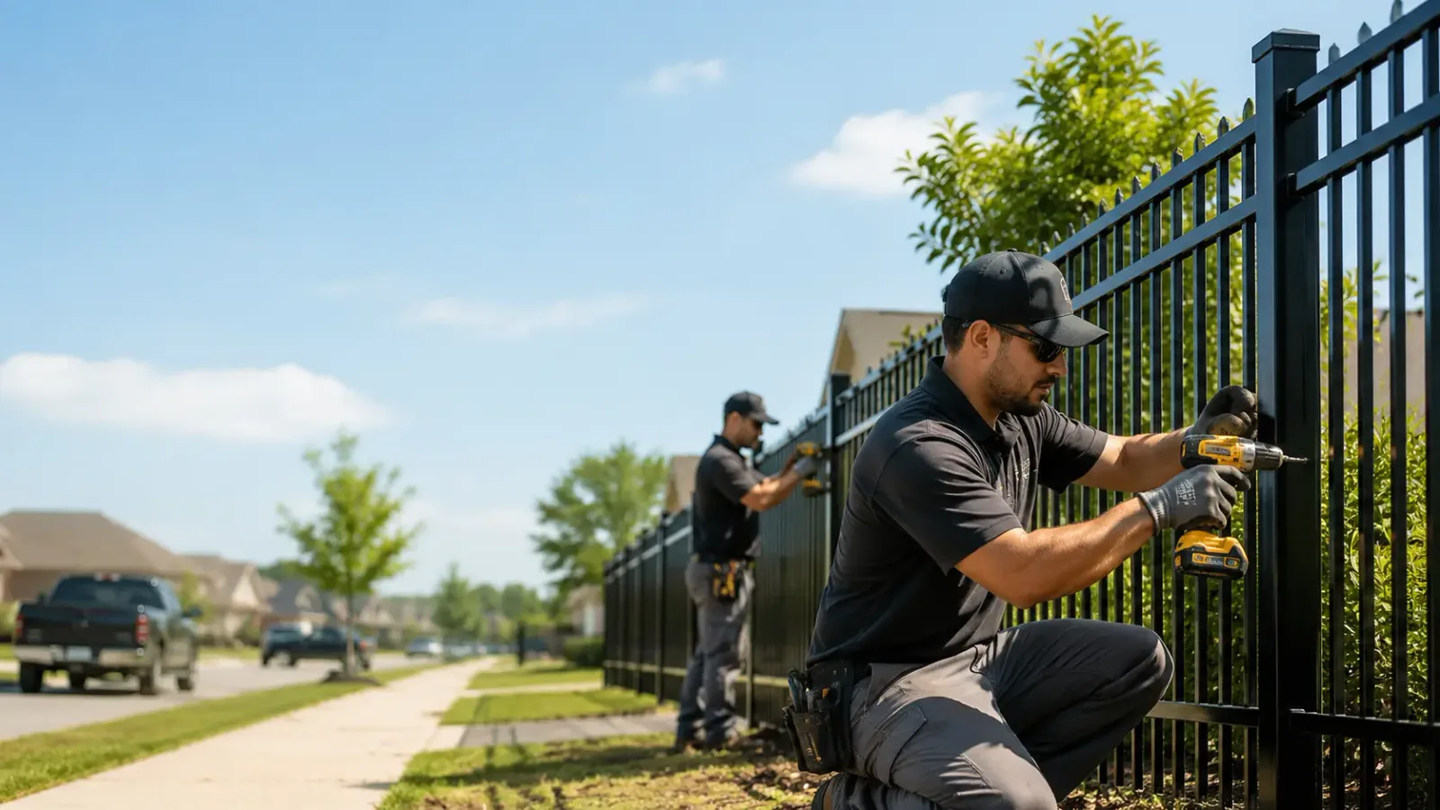 Metal Fence Installation in White Hall, AR